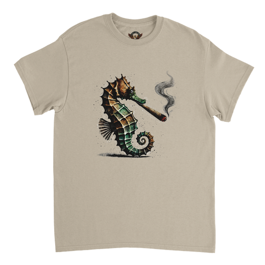 Sea horse smokin T-shirt