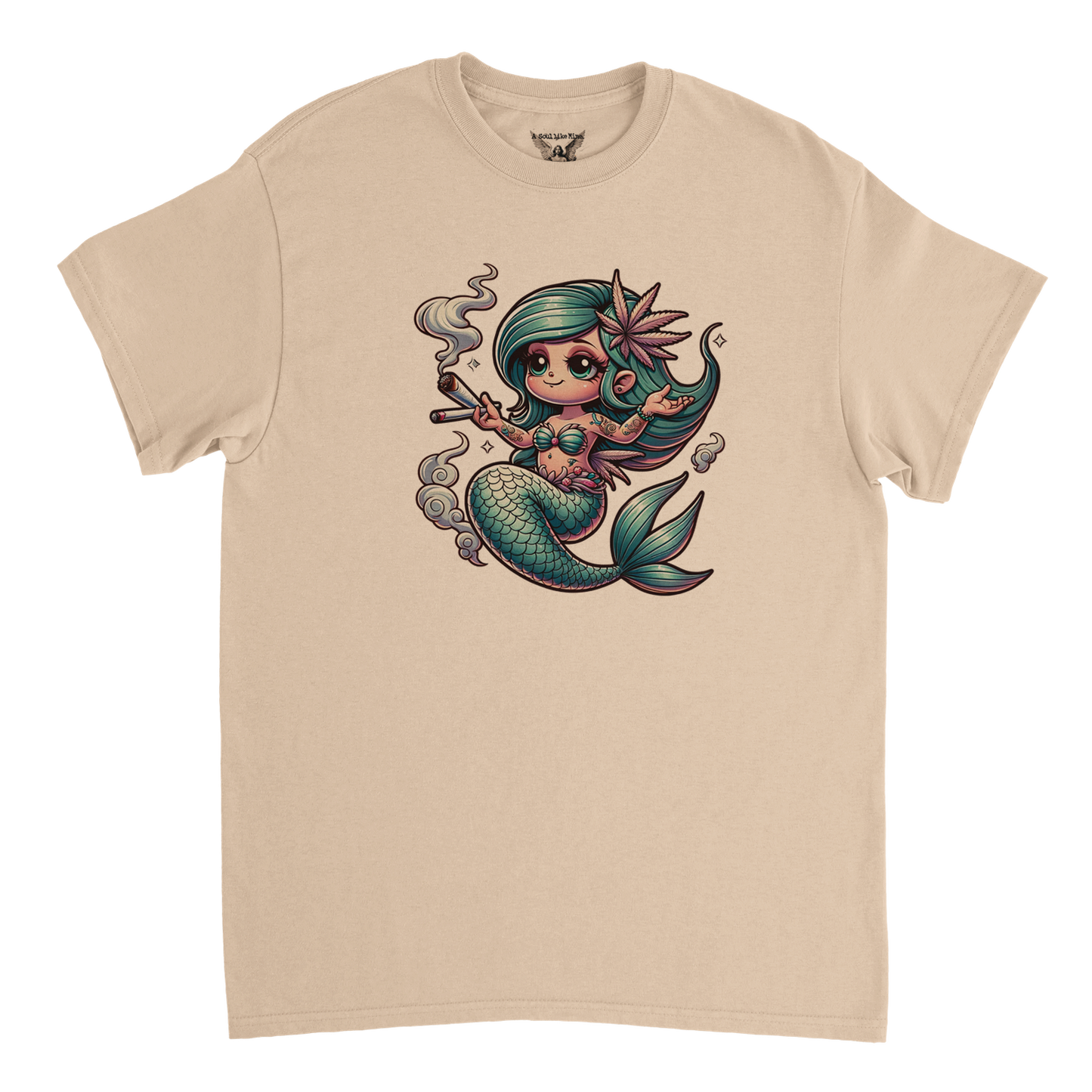 Mermaid smokin T-shirt