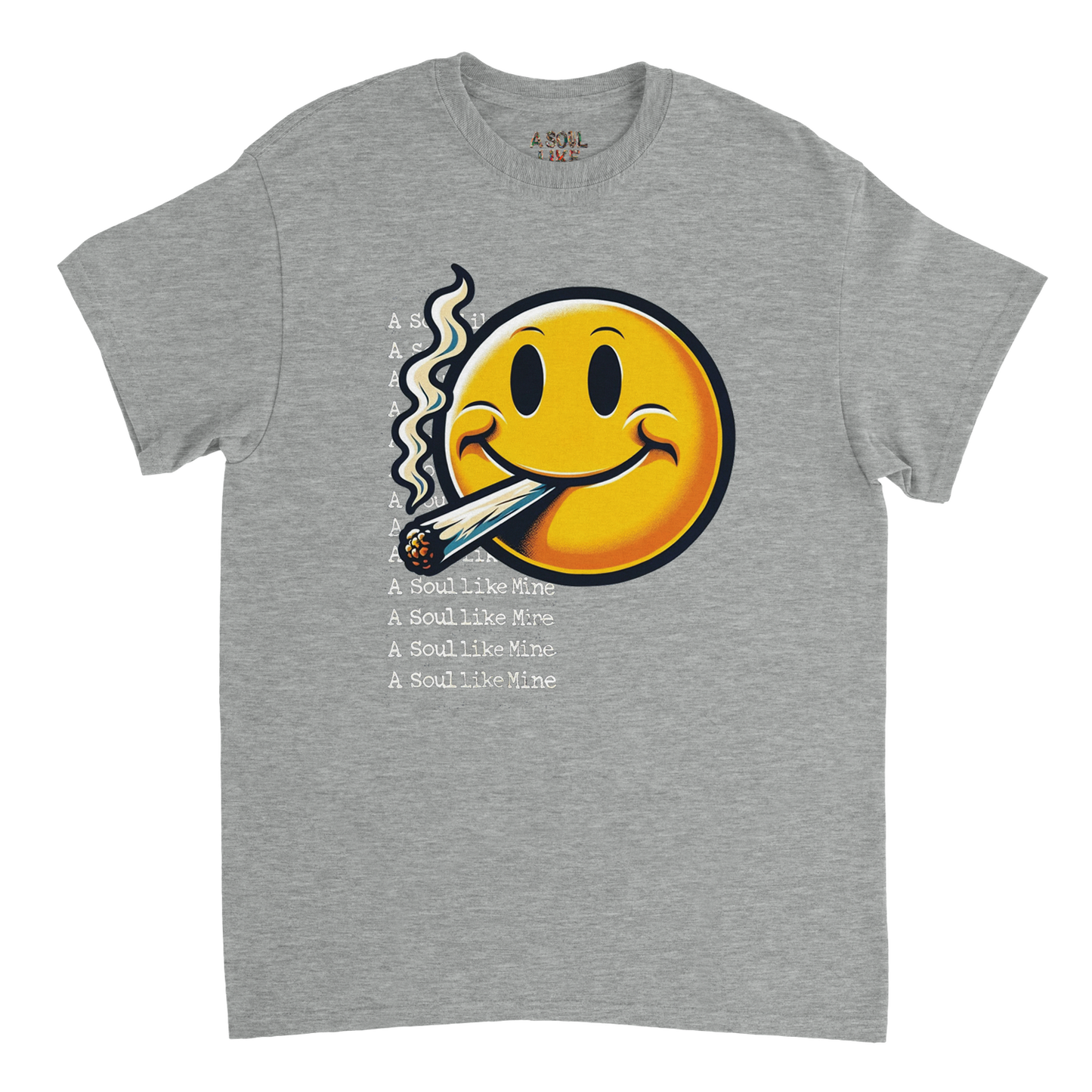 Smokin Smiley Face  T-shirt